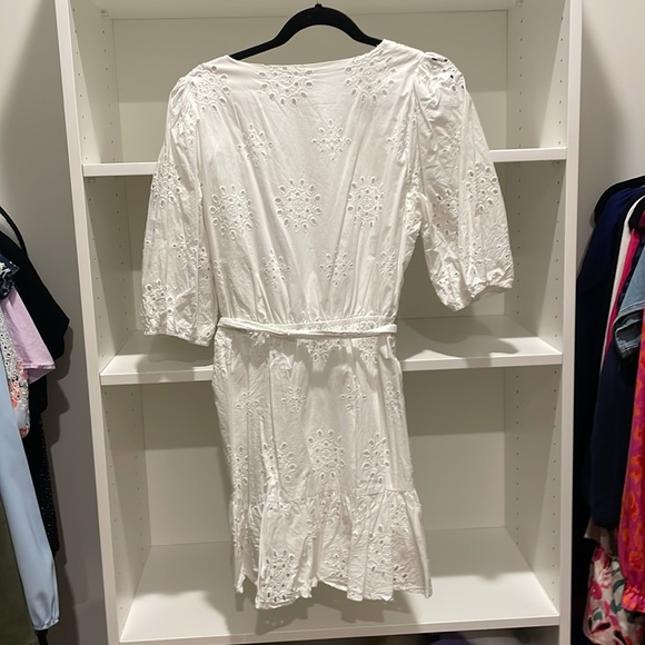 Eyelet Ruffle Hem Dress - Picture 4 of 4